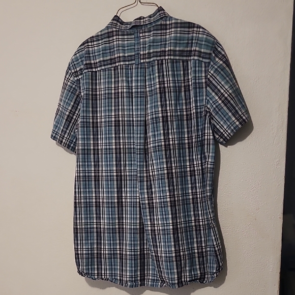 The North Face Men's Blue and White Checkered Shirt - Picture 4 of 6